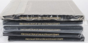 COMMONWEALTH OF AUSTRALIA: Decimal Issues: POST OFFICE YEARBOOKS: 1986 - 1988 &  1991 - 1992 deluxe editions, complete. (5 editions). FV: $155+