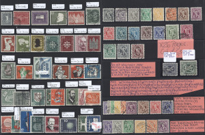 GERMANY: Substantial collection on stock pages, stock cards, etc. Has been annotated using SG numbers and catalogue value (provided by the vendor) estimated at £12,000. Includes Belgian Occupation issues, Weimar Republic, Third Reich period, British and A