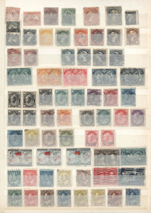 CANADA: Earlies to modern collection in large green Lighthouse album. A smattering of 19th century material, then useful KGV, KGVI and early QEII incl. plate blocks, booklet panes, Newfoundland, etc. (100s).