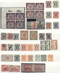 GERMANY - Danzig: GERMANY - Danzig: An interesting range of material on album pages; some very high catalogue value items look doubtful but there is certainly plenty of good stamps with much for the specialist. (qty).