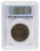 Coins - Australia: Penny: 1925, VF; cased PCGS - XF40