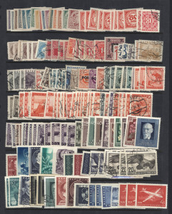 AUSTRIA: A substantial accumulation in a large stock album and on Hagner pages. Includes singles and sets, M7 U, blocks and a few sheetlets. Main quantity is from the 1960s on. Early postmarks might be worth checking. (many 100s).