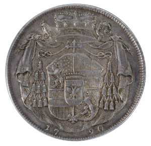 Coins - World: Austria - coins: 1790, Salzburg, Count Hieronymus Collerdo. Silver Thaler, VF+.