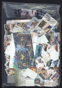 COMMONWEALTH OF AUSTRALIA: Decimal Issues: 1992 and later: An accumulation of 45c stamps - singles, blocks, sheetlets, booklets. (1150+). FV: $515+.