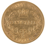 Coins - Australia: Sovereigns: SYDNEY MINT SOVEREIGN: Queen Victoria 1870, Second Type, VF. - 2