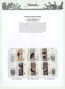COMMONWEALTH OF AUSTRALIA: General & Miscellaneous: 1979 - 1994 collection, mainly on Seven Seas Hingeless pages; most items present in pairs, also booklets, overprints, etc. FV: $700+.