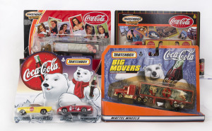 MATCHBOX: A group of thirteen Matchbox Collectables Coca Cola trucks.