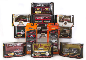 MATCHBOX: A group of twelve Matchbox products includng Matchbox Collectibles, "Models of Yesteryear", Coca-Cola cars, gift packs; all mint in opened original packaging.