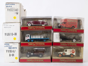 MATCHBOX: A large quantity of approximately seventy Matchbox "Models of Yesteryear" in red window boxes including Mercedes-Benz 540 K (YY020 AD-M), Ford 'T' Model Van (YGB 19-M), Lincoln Zephyr (YY064/B-M); all mint in opened original packaging.