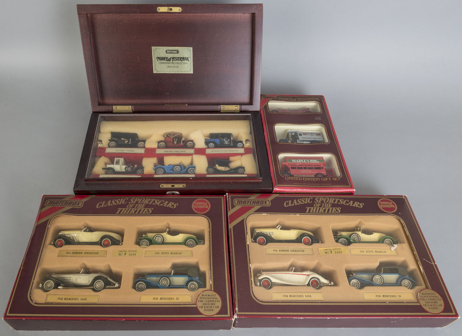 MATCHBOX: Four Matchbox Models of Yesteryear Limited Edition Gift