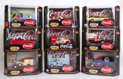 MATCHBOX: Nineteen Matchbox Collectibles Coca-Cola cars including Chevrolet Bel-Air, Ford Pick-Ip, GMC Van; all mint in opened packaging. - 2