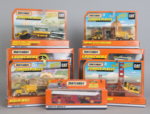 MATCHBOX: Seventeen Matchbox items including 'Famous Places' and Matchbox number plate models; all in original packaging