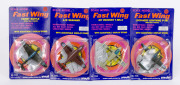 PLAYART: group of 'Fast Wing' model planes including Lockheed Lightning P-38J (7406); and, Fairey Battle (7403). All mint in original cardboard packaging. (11 items)