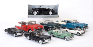 AMERICAN CARS: A collection of American cars by various manufacturers; all mint most unboxed.