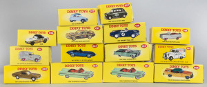DINKY: Fourteen Dinky Code 2 models including 004, 005, 007, 008, 010, 011, 012, 014 - 019; all mint and boxed.