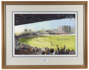 CROMPTON, Paul, NORTH MELBOURNE: Arden Street, circa 1975, watercolour, signed at lower right, 32.5 x 53cm framed and glazed - 2