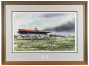 CROMPTON, Paul FOOTSCRAY: Western Oval, circa 1954, watercolour, signed at lower right, 32 x 52cm framed and glazed - 2