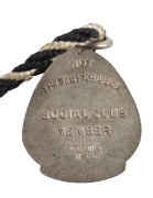 COLLINGWOOD: MEMBER'S BADGE FROM 1958 (PREMIERSHIP YEAR), with the number "1151" on the front and with the original lanyard in fine condition. Collingwood won the Grand Final against Melbourne by 18 points. - 2