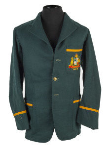 BILL JOHNSTON'S 1947-48 TEST TEAM BLAZER - AUSTRALIA v INDIAWilliam Arras Johnston (1922 – 2007) played in forty Test matches from 1947 to 1955. A left arm pace bowler, as well as a left arm orthodox spinner, Johnston was best known as a spearhead of the 