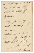 TWO LETTERS FROM JAMNAGAR PALACE, 1910Two autograph letters, written and signed by Harry Lester Simms while at Jamnagar Palace, a guest of Ranjitsinhji. The letters are addressed to "Kumar Saheb" [Kumar Shri Godji Khengarji Saheb "Manhubha", second son of - 4