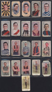 1904-12 SNIDERS & ABRAHAMS: football cards, noted 1904 (3), 1907 (7), 1908 (2), 1909 (6), 1910 (2) & 1911-12 (1). Mixed condition. (Total: 21).