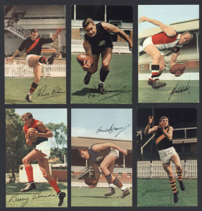 1965 "MOBIL FOOTY PHOTOS 1965"- VFL Footballers", complete set [40]. Superb condition.