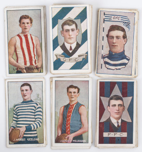 1906-14 SNIDERS & ABRAHAMS Victorian Football cards comprising 1906 (2), 1907 (5), 1912 (4), 1913-14 (6) & 1914 (21); mixed condition. [Total: 38].