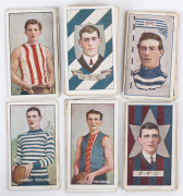 1906-14 SNIDERS & ABRAHAMS Victorian Football cards comprising 1906 (2), 1907 (5), 1912 (4), 1913-14 (6) & 1914 (21); mixed condition. [Total: 38].