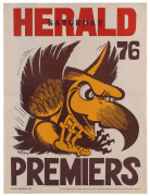 HAWTHORN: 1976 original WEG Premiership poster. Very Good condition.