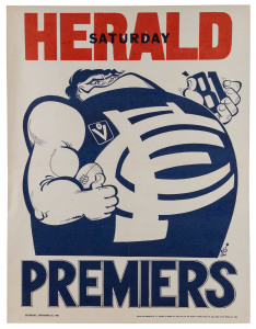 CARLTON: 1981 original WEG Premiership poster. Very good condition.