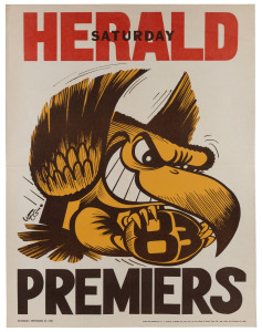 HAWTHORN: 1983 original WEG Premiership poster. Very good condition.