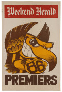 HAWTHORN: 1986 original WEG Premiership poster. Very good condition.