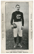 The Weekly Times: circa 1910 "Victorian Footballers" series - F. Elliott (Captain, Carlton). Fine Unused.