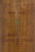 GARFIELD SOBERS'S 6 SIXES BAT Sir Garfield Sobers 1968, a 'Garfield Sobers' short handle, four-star bat by Slazenger of London, the foot of the blade with typed label "With this bat Garfield Sobers hit his world record of 6 sixes in one over for Nottingha - 2