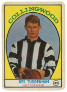 1968 SCANLENS "FOOTBALLERS", Series A (with puzzle of 1967 Grand Final on reverse), complete set&nbsp; [44]. Fair to VG.&nbsp;