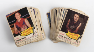 1966 SCANLEN'S "FOOTBALLERS" incomplete set + duplicates. (97) Very mixed condition.