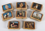1967 SCANLEN'S "FOOTBALLERS" complete sets of 72 with many duplicates. (420+) Very mixed condition.