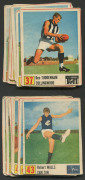 1971 KELLOGG'S "VFL Footballers in Action", 85 x 67mm format,&nbsp; part set No.37-48 complete, (12). G/VG.