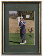 GREAT GOLFERS: Ben Hogan, Byron Nelson, Jack Nicklaus, Arnold Palmer & Gary Player, signed action photographs attractively framed, glazed and annotated. All these players have won the U.S.Open and the Masters, at least once, as well as numerous other Cham - 2