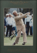 GREAT GOLFERS: Ben Hogan, Byron Nelson, Jack Nicklaus, Arnold Palmer & Gary Player, signed action photographs attractively framed, glazed and annotated. All these players have won the U.S.Open and the Masters, at least once, as well as numerous other Cham - 3