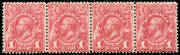1d Red & 1d Rose-Red: a similar accumulation in a small box. (120+)