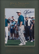 GREAT GOLFERS: Ben Hogan, Byron Nelson, Jack Nicklaus, Arnold Palmer & Gary Player, signed action photographs attractively framed, glazed and annotated. All these players have won the U.S.Open and the Masters, at least once, as well as numerous other Cham - 4