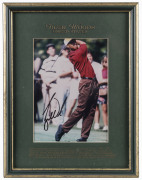 GREAT GOLFERS: Gene Sarazen, Sam Snead, Payne Stewart, Lee Trevino & Tiger Woods, signed action photographs attractively framed, glazed and annotated. All these players have won the U.S.Open at least once, as well as numerous other Championships. (5 items - 2