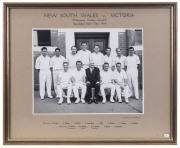 CRICKET GROUP comprising framed team photographs, posters, signed shirt, etchings, lithographs, signed miniature bats etc. - 2