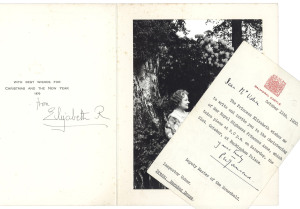 THE ENGLISH ROYAL FAMILY (& FRIENDS) For those of you interested in "celebrity" there can't be much doubt that the English Royal Family have long been at the top of the list. This fascinating collection of books and autographs will delight you with a number of gems.