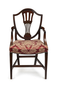 A Georgian mahogany carver chair, circa 1780