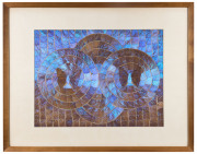 A butterfly wing framed display, mid 20th century, - 2