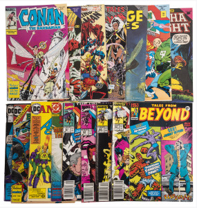 Collection of 77 assorted vintage comics including "The Defenders" No.1, "Thor", Marvel and D.C.
