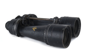 A pair of WW2 period Navy spotters binoculars with broad arrow mark,