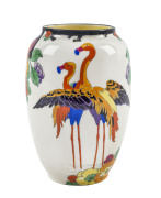 Royal Doulton Flamingo porcelain vase, circa 1925,